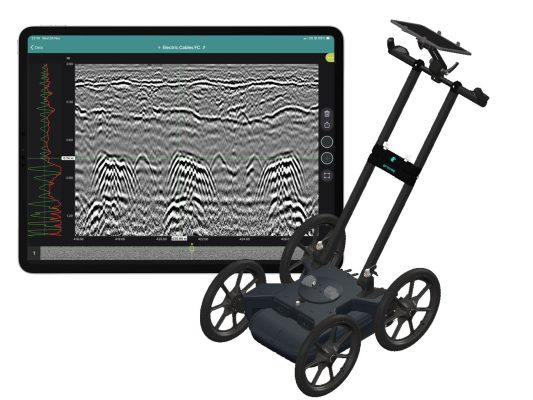 Hệ thống radar xuyên đất GS8000 và giao diện dữ liệu radar phục vụ khảo sát hạ tầng ngầm